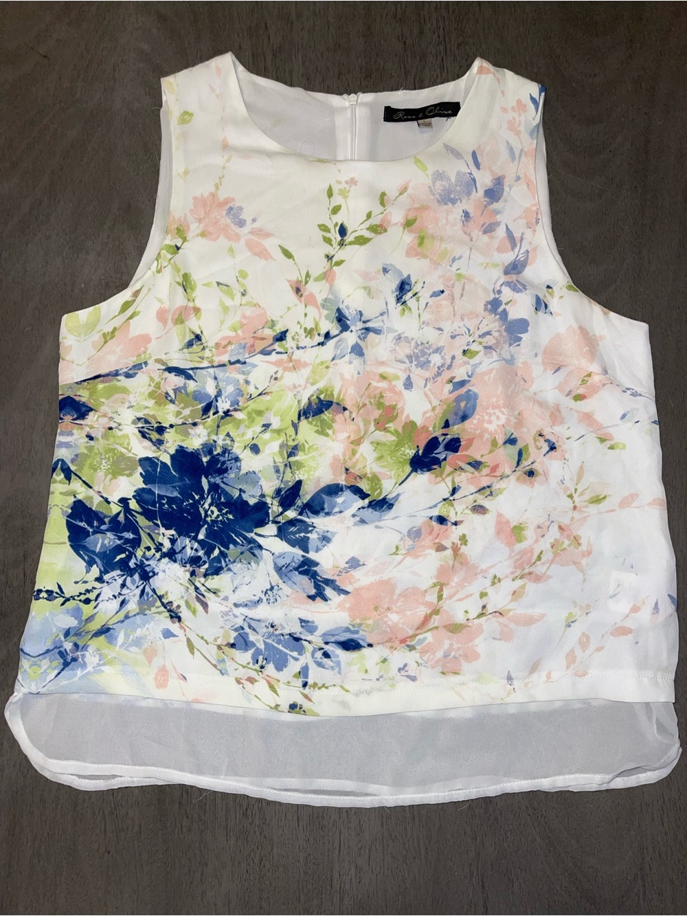 Women's Floral Tank Top Blouse